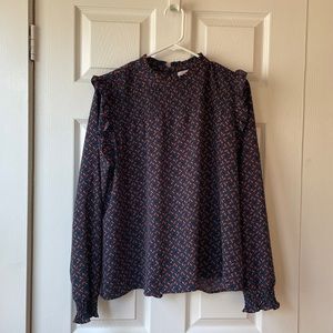 Leith (No-wrinkle) Ruffle Detail Blouse